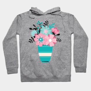 Beautiful Flowers in a Pot Hoodie